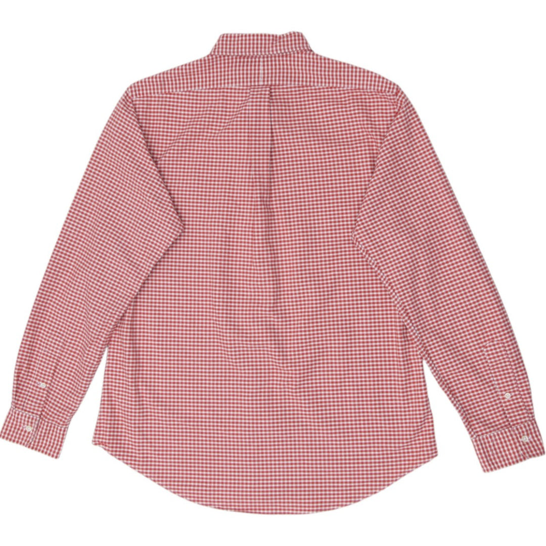Mens Ralph Lauren Custom Fit Gingham Long Sleeve Button-Down Shirt Size L