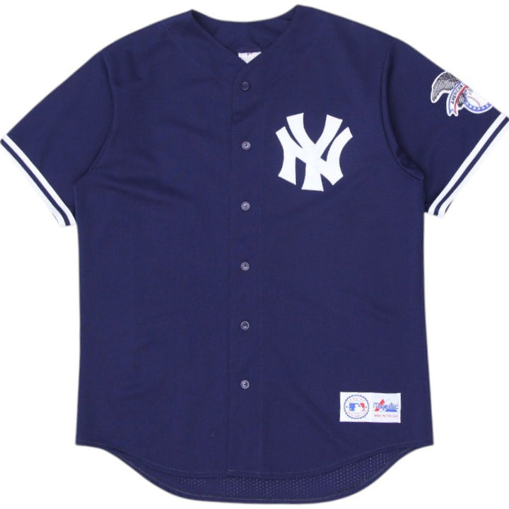 Vintage Majestic New York Yankees Baseball Navy Jersey Made In USA L | Migration_Jerseys | Fashion Rerun