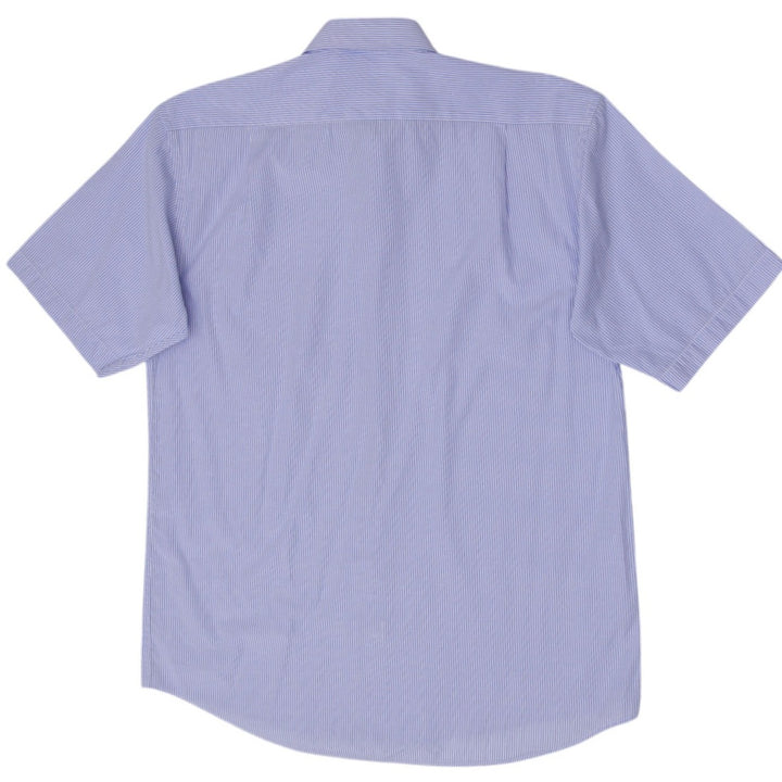 Mens Lacoste Fine Striped Short Sleeve Button-Up Shirt