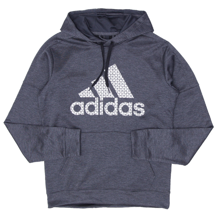 Mens Adidas Gray Pullover Hoodie - Fashion Rerun Vintage Migration_Sweaters