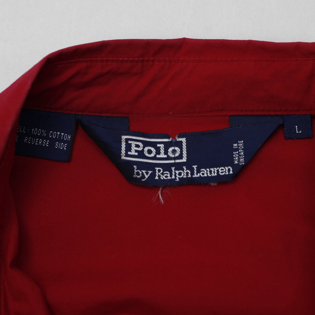 Vintage Red Polo By Ralph Lauren Harrington Jacket L | Migration_Jackets RL Collection - Back View | Fashion Rerun
