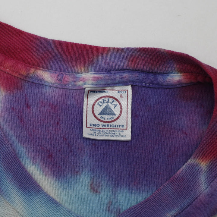 Vintage 90s Grateful Dead Snowboarding Bears Tie Dye T-Shirt Size L