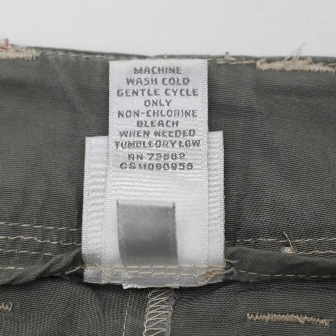 Y2K Ladies Drawstring Utility Cargo Mini Skirt Size 10