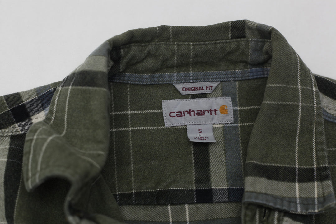 Mens Carhartt Original Fit Long Sleeve Button Down Shirt