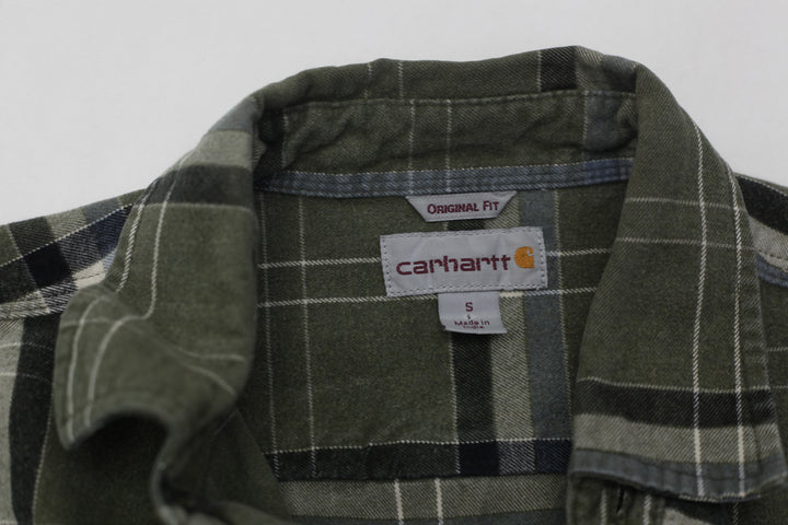 Mens Carhartt Original Fit Long Sleeve Button Down Shirt