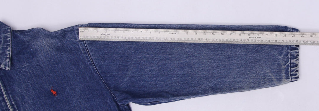 Vintage Mens Polo Ralph Lauren Trucker Denim Jacket Size | Migration_Jackets - View 12 | Fashion Rerun