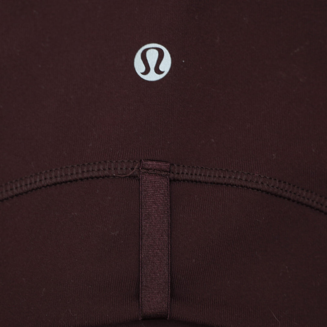 Ladies Lululemon Define Jacket Burgundy Wine Maroon Full Zip Thumbhole