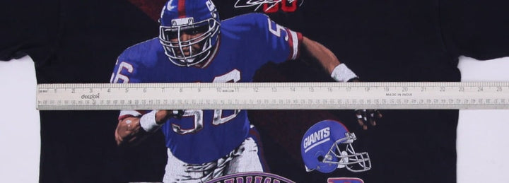 Vintage 90s USA Nutmeg Black NFL New York Giants Lawrence Taylor Made in USA | Migration_T-Shirts - View 6 | Fashion Rerun