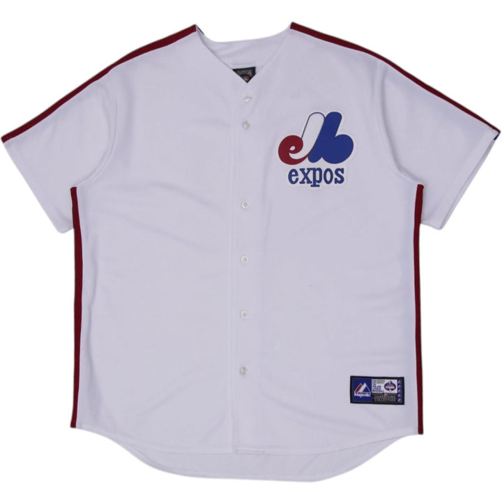 Vintage Majestic Montreal Expos Cooperstown Collection Baseball Jersey | Migration_Jerseys | Fashion Rerun