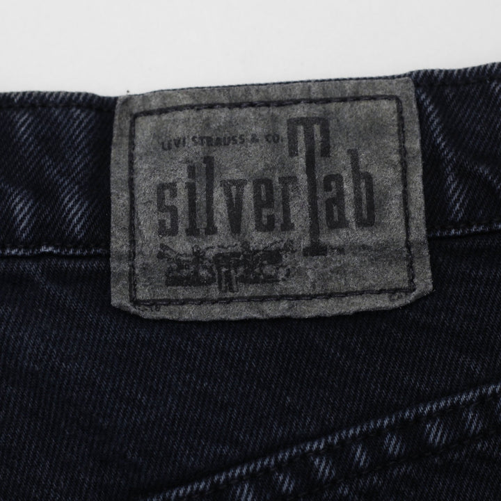 Vintage Ladies Levis Silvertab Loose Navy 11/12 Medium Jeans