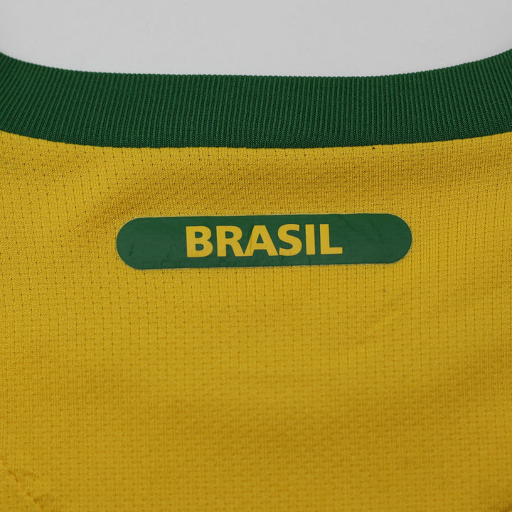 Mens 2010 Nike Brazil Home Football Jersey #10 Size L