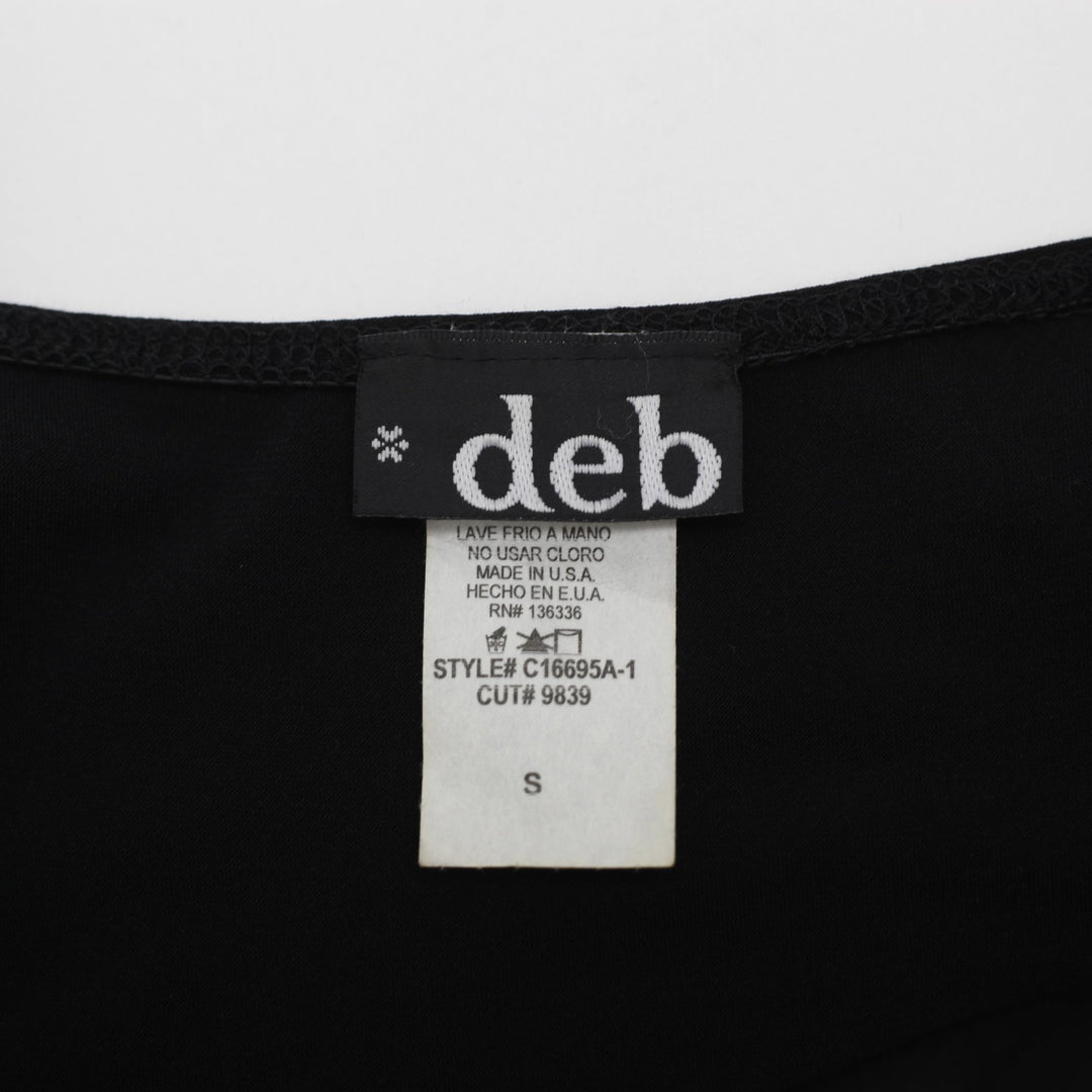 Y2K Ladies Deb Bow Detail Strappy Mini Dress Size S