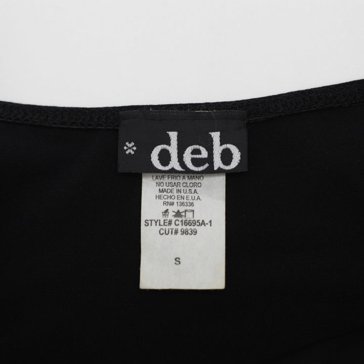Y2K Ladies Deb Bow Detail Strappy Mini Dress Size S