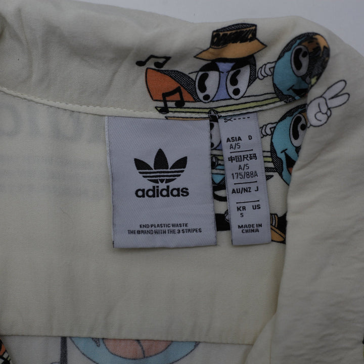 Mens Adidas Originals Graphic Print Casual Shirt Size S