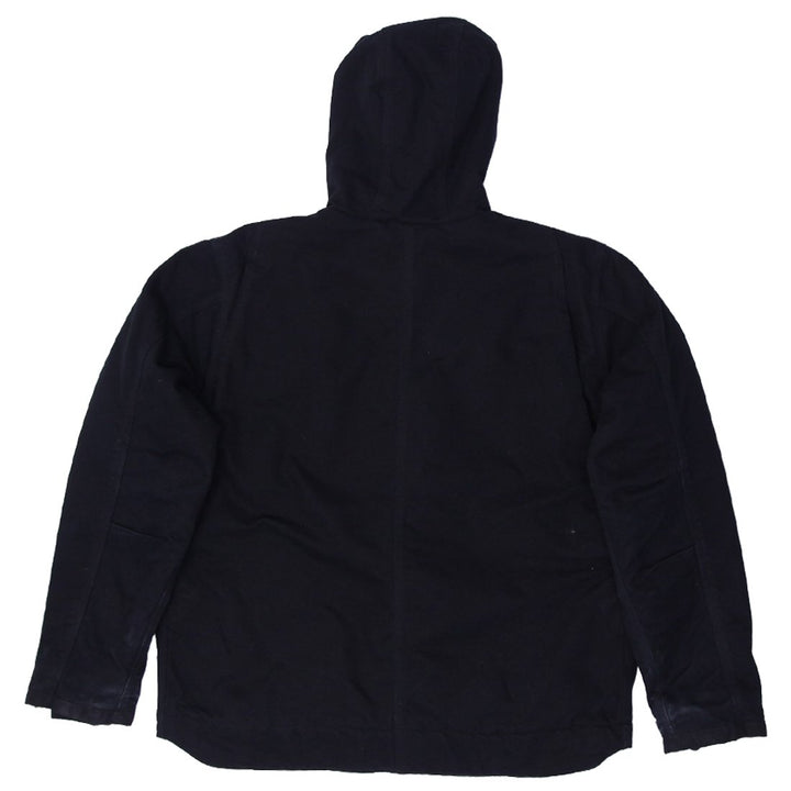 Mens Carhartt 103826 BLK Jacket Black Hooded Workwear Fleece Lining
