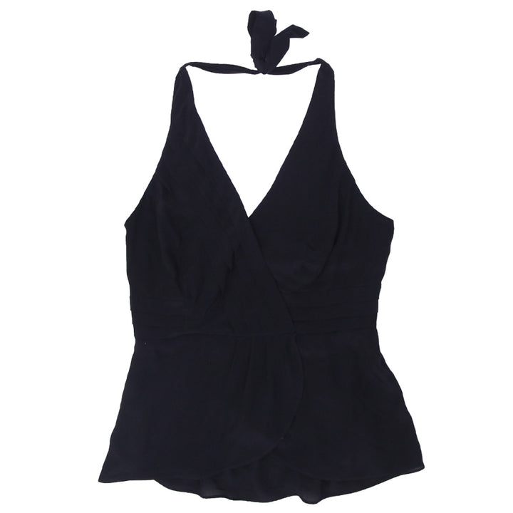 Y2K Ladies Le Chateau Halter Black Top - Fashion Rerun Vintage Migration_Tops