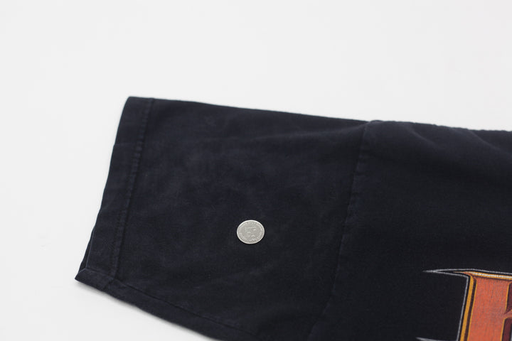 2005 Vintage Harley Davidson Bald Eagle Marquette MI T-Shirt Black M - Fashion Rerun Vintage Migration_T-Shirt