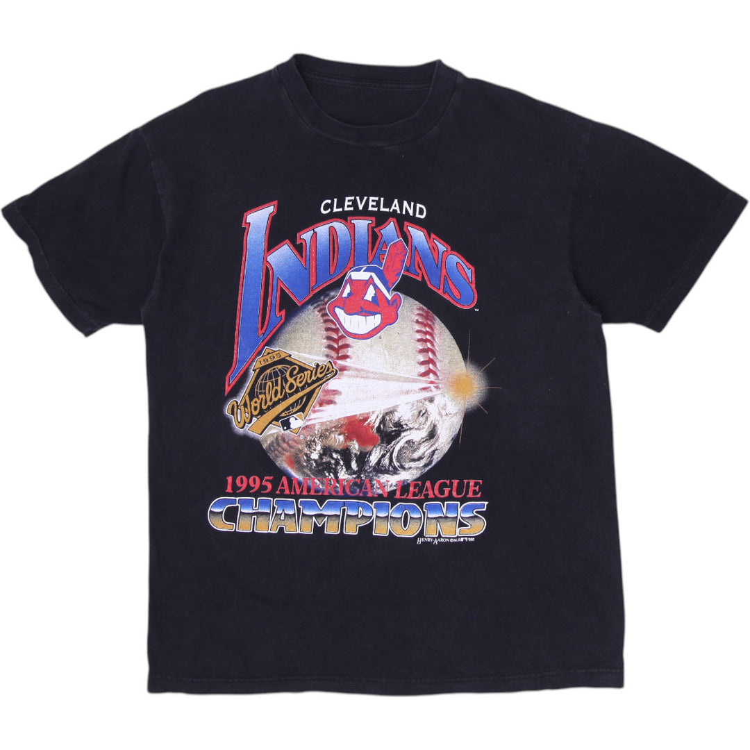 Vintage 1995 MLB Cleveland Indians Champions T-Shirt Size L | Migration_T-Shirts | Fashion Rerun