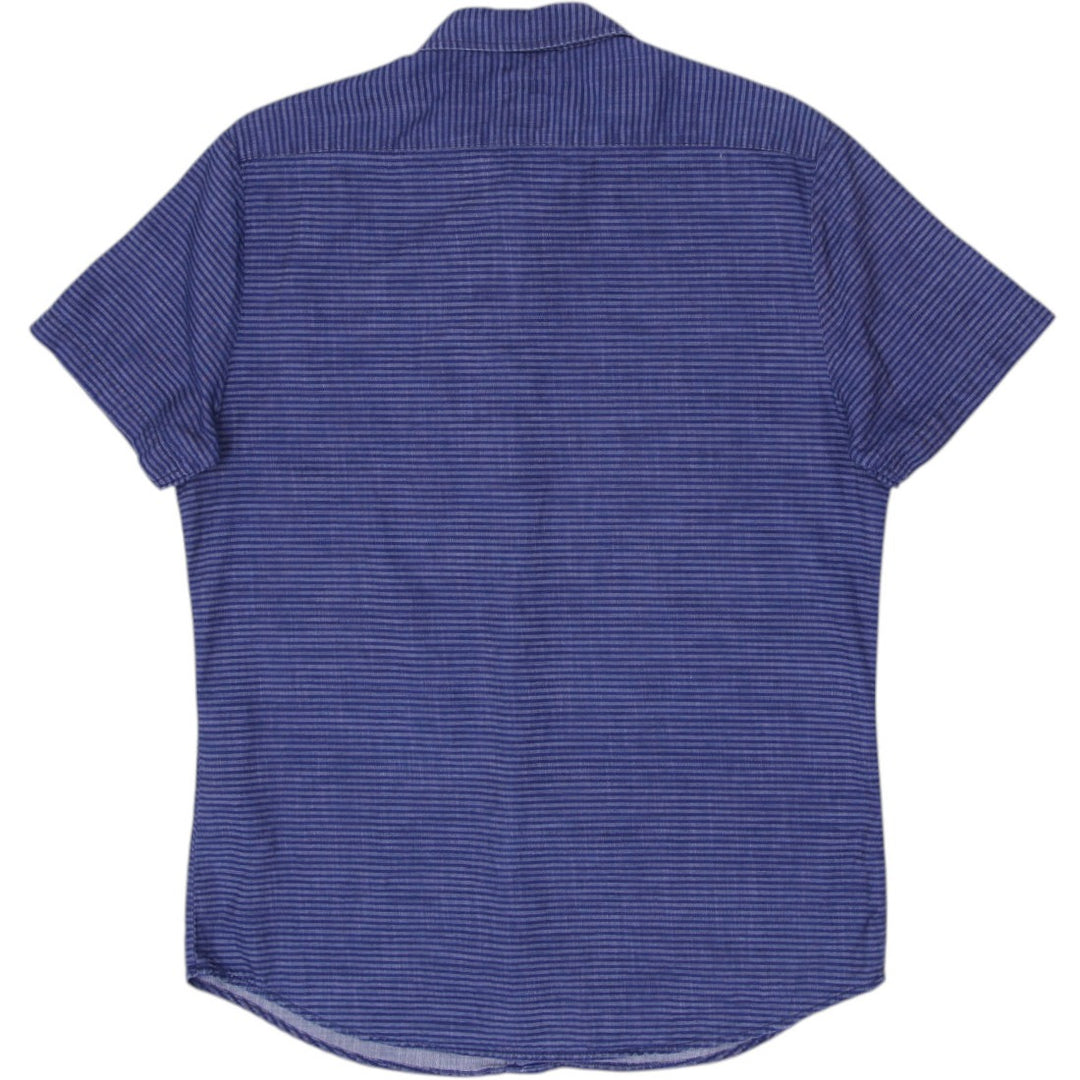 Mens Levis Striped Button Pocket Modern Fit Shirt Size L