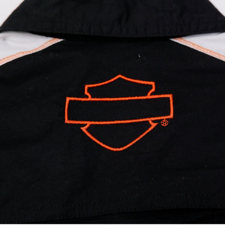 Ladies Embroidered Harley Davidson Full Zip Blouse