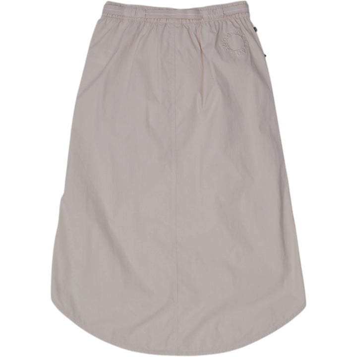 Ladies Addidas Utility Style High-Low Beige Midi Skirt size 6 | Migration_Skirts - Side View | Fashion Rerun