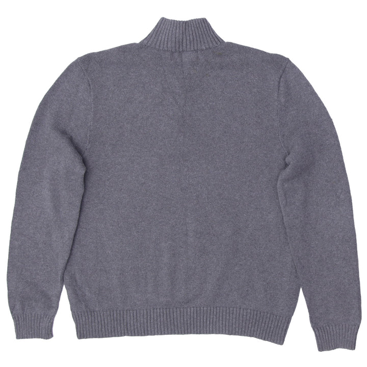 Mens Polo Ralph Lauren Gray Quarter Zip Sweater