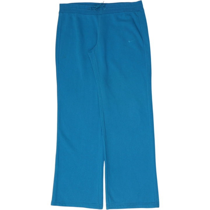 Ladies Nike Athletic Dept Teal Drawstring Fleece Wide-Leg Sweatpants Size M