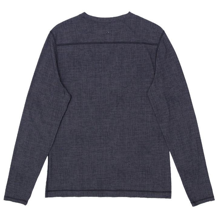 Mens Lululemon V-Neck Long Sleeve T-Shirt - Fashion Rerun Vintage Migration_T-Shirt