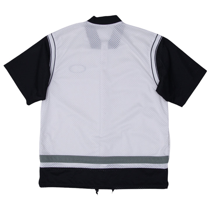 Vintage Nike XXL White Mesh Button Up Shirt - Fashion Rerun Vintage Migration_Jersey