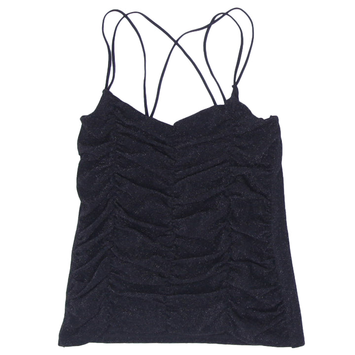 Y2K Ladies Strappy Black Top