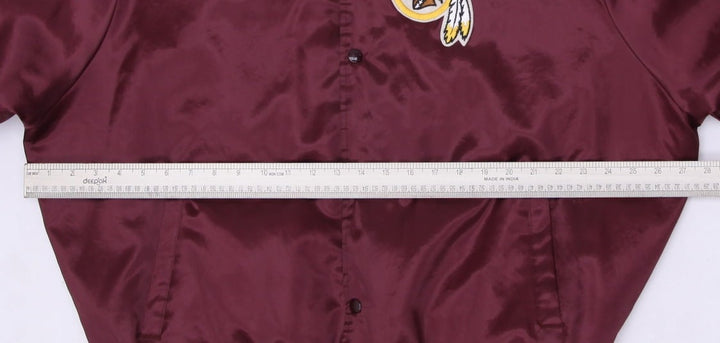 Vintage Chalk Line Washington Redskins Satin Bomber Jacket Maroon XXL | Migration_Jackets - View 6 | Fashion Rerun