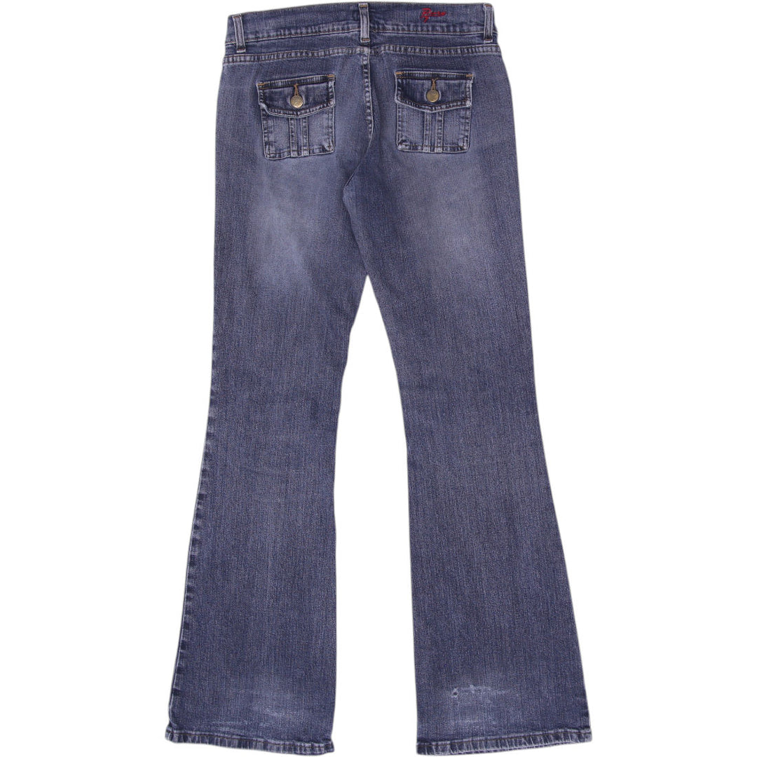 Y2K Ladies Pure Denim Style Bootcut Jeans Size 29-32