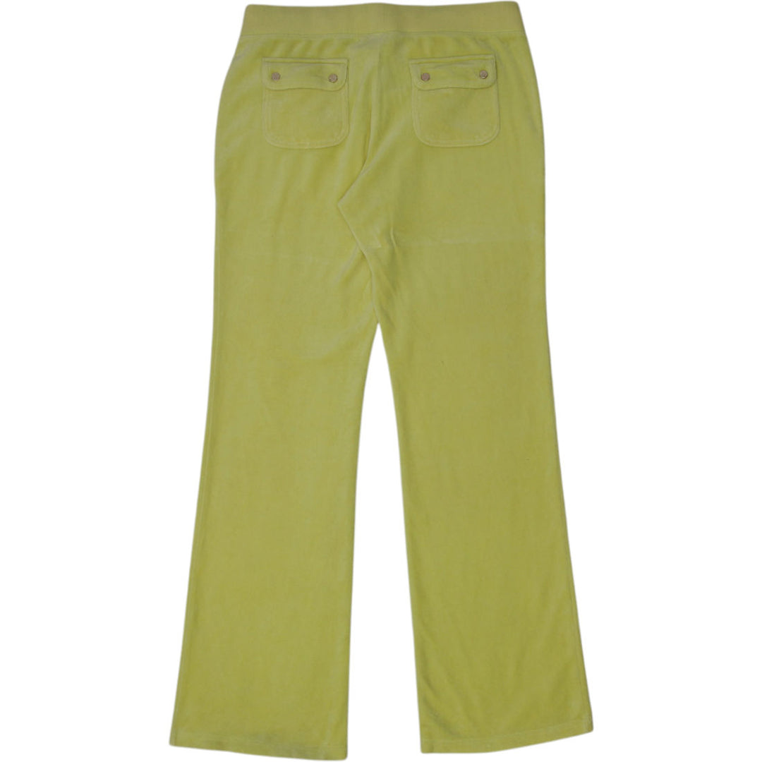 Y2K Ladies Juicy Couture Loungewear Bottoms Neon Drawstring Velour Pants Size M | Migration_Jeans & Pants - S | Fashion Rerun
