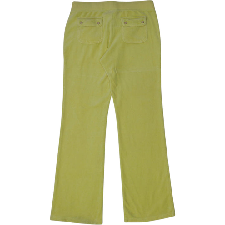 Y2K Ladies Juicy Couture Loungewear Bottoms Neon Drawstring Velour Pants Size M | Migration_Jeans & Pants - S | Fashion Rerun