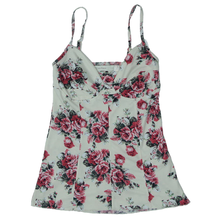 Y2K Strappy Floral Top - Fashion Rerun Vintage Migration_Tops
