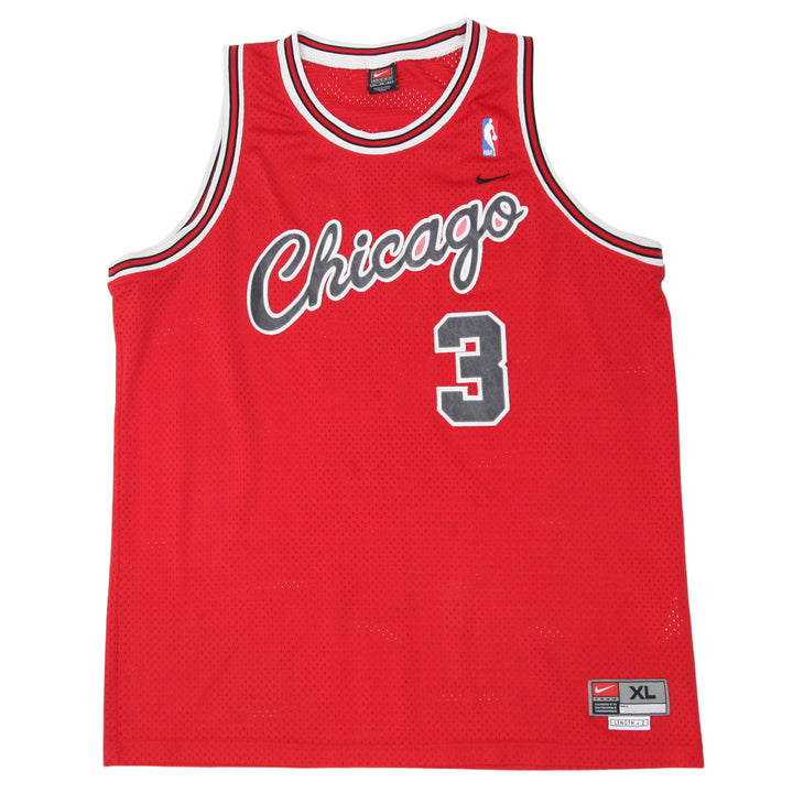 Vintage Nike Team NBA Chicago Bulls Chandler 3 Basketball Jersey