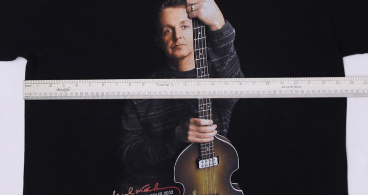Vintage Giant Paul McCartney 2002 Driving USA Tour Black T-Shirt XL | Migration_T-Shirts - Detail View | Fashion Rerun