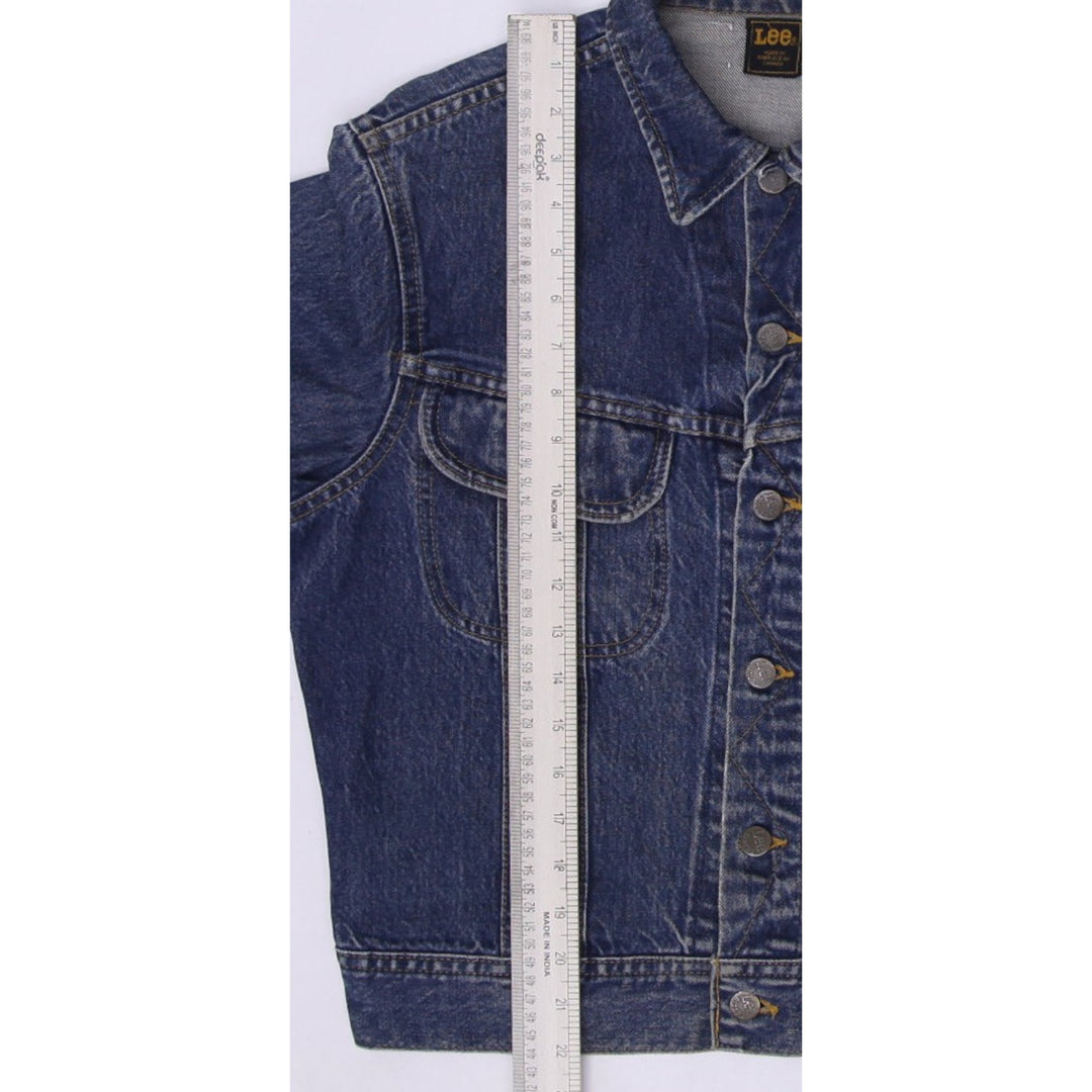Vintage Ladies Lee Denim Trucker Jacket Washed Blue
