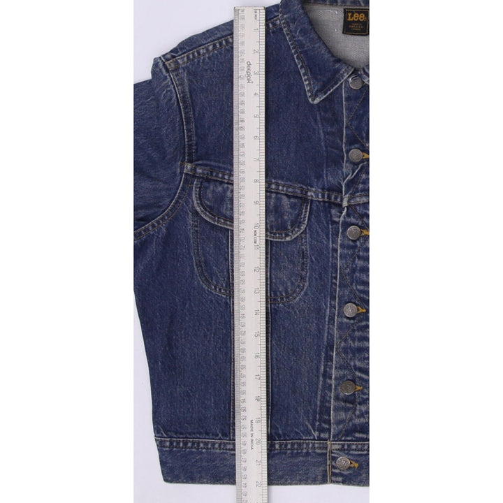 Vintage Ladies Lee Denim Trucker Jacket Washed Blue