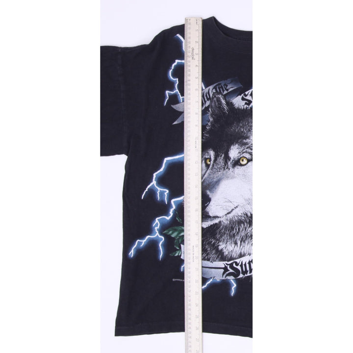 Vintage 90s American Thunder Lightning Leader of the Pack T-Shirt Size XL