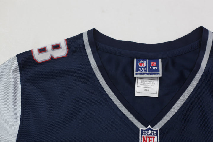 Mens Nike On Field Mens Blue New England Patriots Mac Jones 10 NFL Jersey