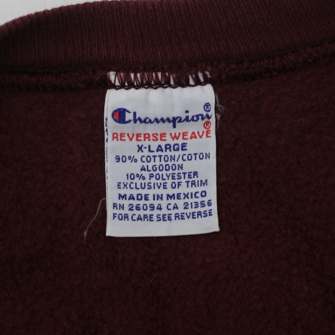Vintage Champion Reverse Weave Bordeaux Crewneck Sweatshirt XL - Fashion Rerun Vintage Migration_Sweaters