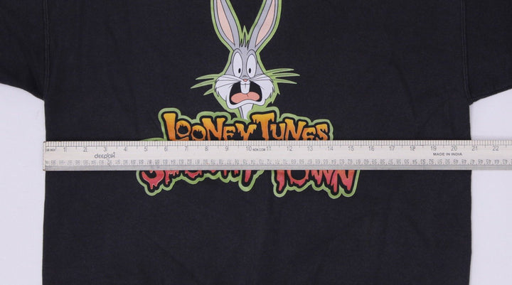 Vintage Looney Tunes Bugs Bunny Spooky Town Crewneck Sweatshirt Made In USa
