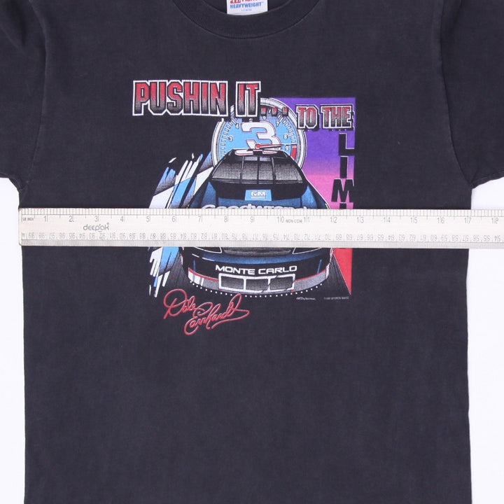 Vintage 90s Dale Earnhardt Pushin It To The Limit NASCAR T-Shirt Size L