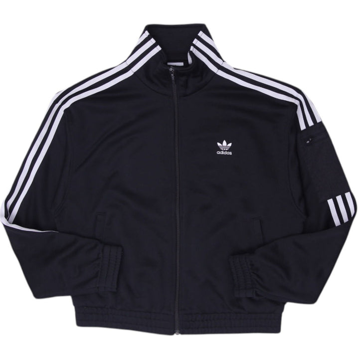 Ladies Adidas Originals Lock-Up Track Jacket Black White Size S