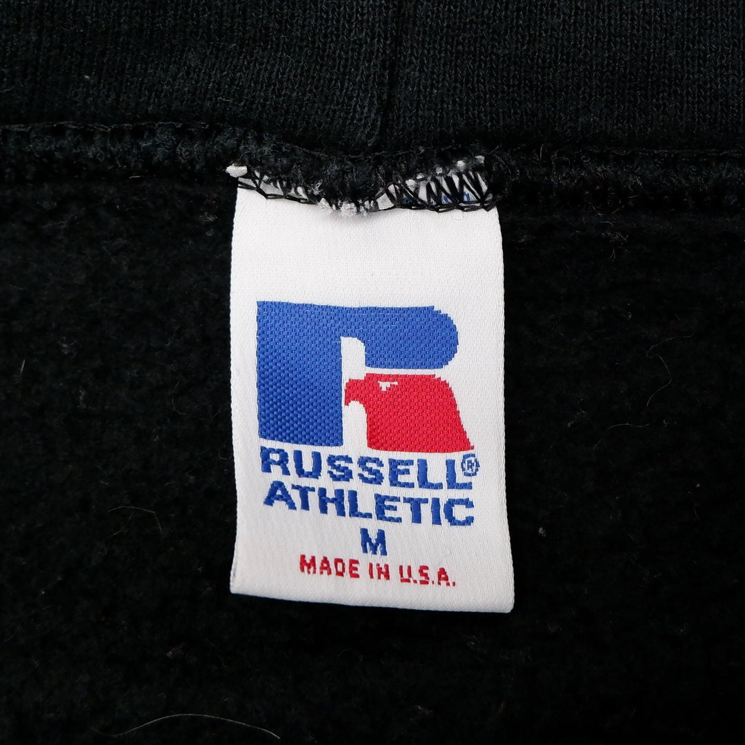 Vintage Russell Athletic Made In USA Zip Up Black Hoodie