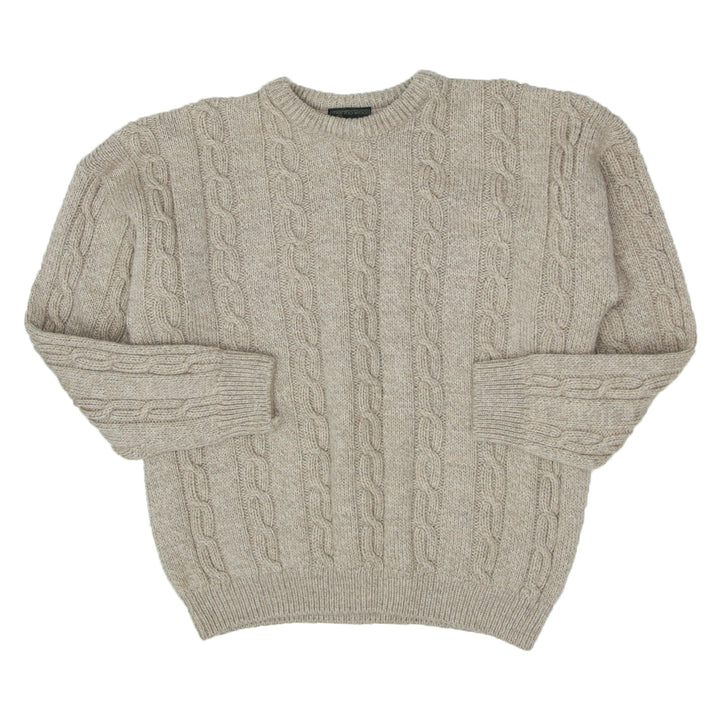Vintage Carraig Donn Cable Knit Woolen Sweater