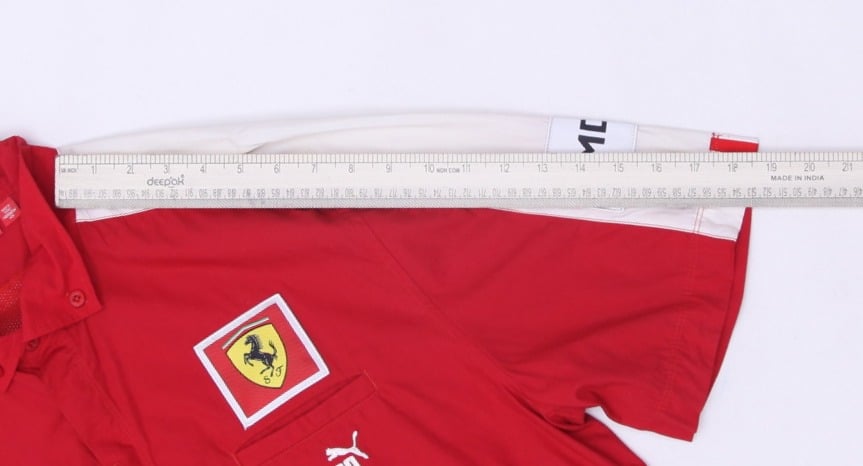 Mens Puma Ferrari Shirt Red Racing Team Logo Short Sleeve XXL | Migration_Shirts - View 9 | Fashion Rerun