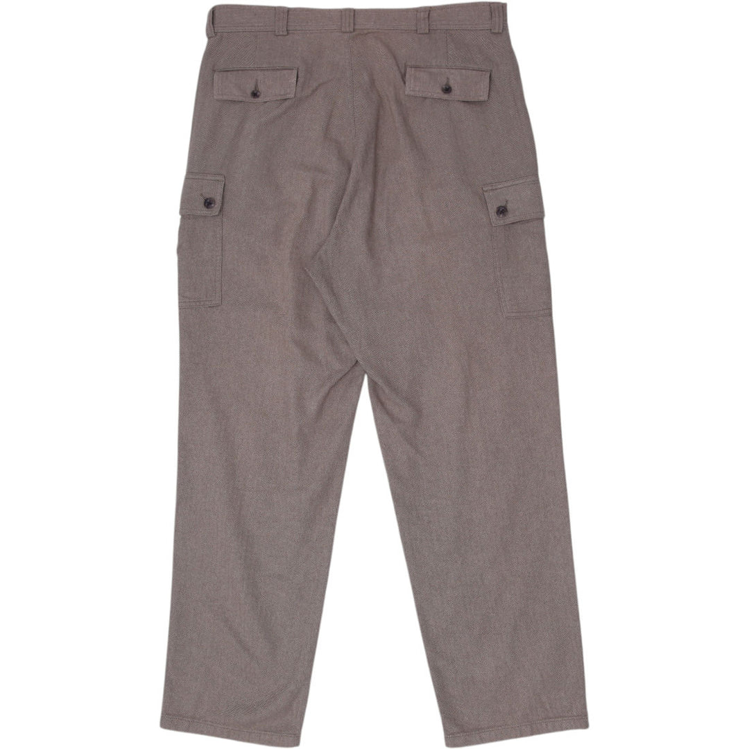 Mens Polo Ralph Lauren Herringbone Cotton Utility Cargo Pants Size 36x32
