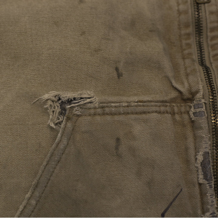 Vintage Vintage Carhartt V26 CML Sherpa Lined Duck Canvas Vest Size L